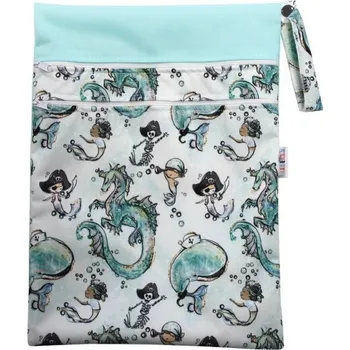 Pytel na pleny Breberky Pytel PUL dvoukomorový - Podmořský pirát L