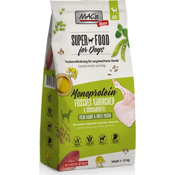 Krmivo pro psa Dry MACs Dog MONO KRÁLÍK 12 kg