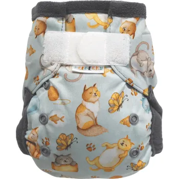 Plenkové kalhoty Breberky Kapsová plenka (S) - Kočičí snění SZ