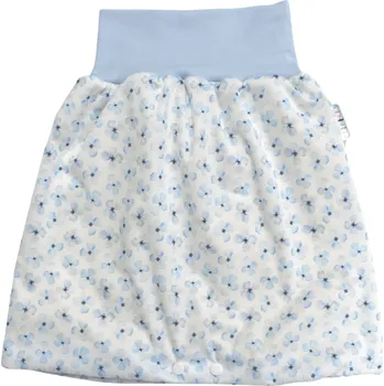 Plenkové kalhoty Breberky BIO Noční sukýnka - Pomněnky VELIKOST: M