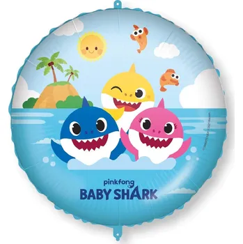 Balónek Procos Fóliový balón - Baby Shark kruh 46 cm