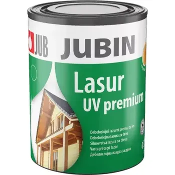 Lak na dřevo Jub Jubin Lasur UV Premium - Silnovrstvá lazura na dřevo 0,75L > 13 - Borovice