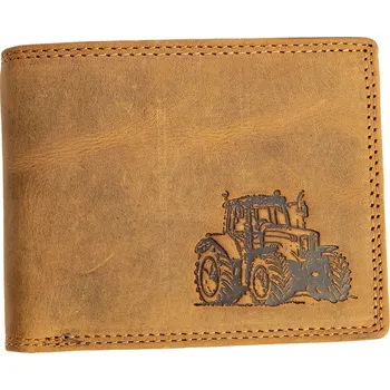 Peněženka HL Luxusní kožená peněženka s traktorem