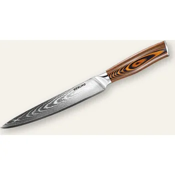 Kuchyňský nůž Plátkovací nůž Seburo SUBAJA Damascus 195mm