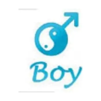 Samolepka na textil barevná, zažehlovací, motiv Boy -chlapec