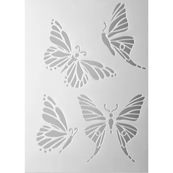 efco creative Plastová šablona A5 motýli