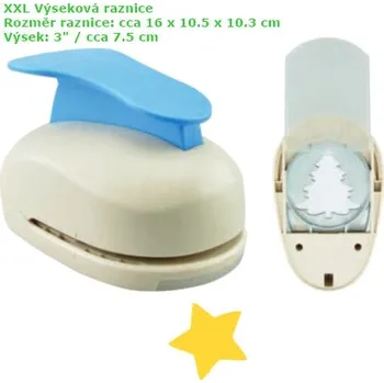 Děrovačka Výsekové Raznice XXL - Hvězda