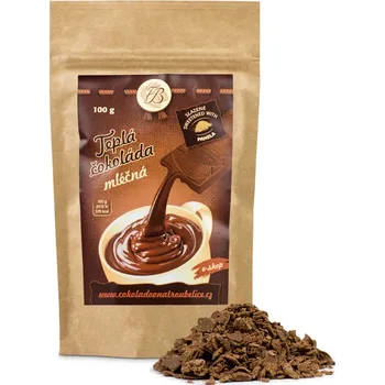 Čokoláda Teplá čokoláda mléčná, Čokoládovna Troubelice Hmotnost: 1 kg