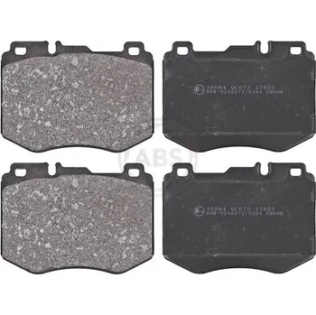 Brzdová destička Sada brzdových destiček, kotoučová brzda A.B.S. ABS35064