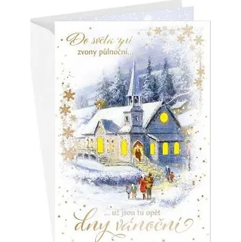 ARGUS Vánoční přání s melodií 71-8015c