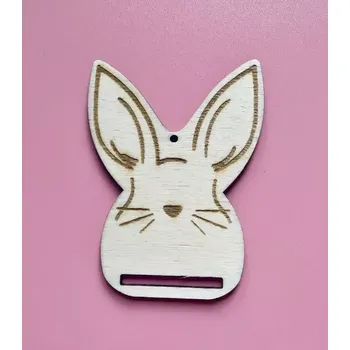 Dřevěný výřez zajíček