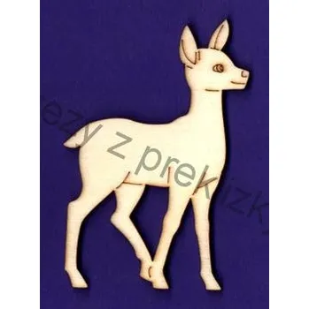 Překližka Výřez z překližky, G07, LAŇ, 5,2x8cm, 1ks