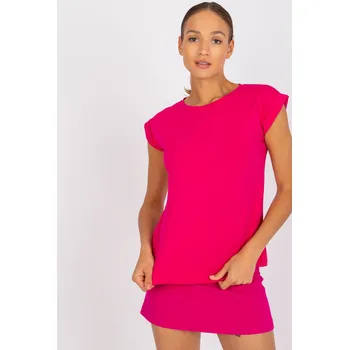 Dámské tričko BASIC FEEL GOOD Dámské tričko Ruby fuchsiové Velikost: S