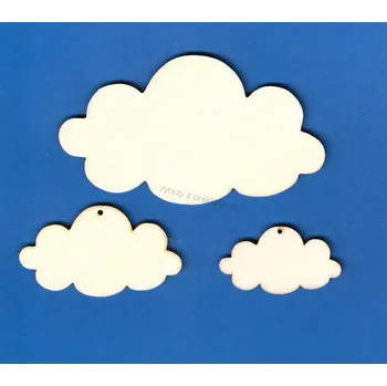 Překližka Výřezy z překližky, S15/1, MRÁČEK-velký, 10x5,6cm, 1ks