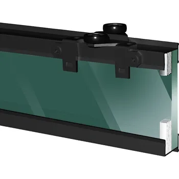 Nábytkové kování MARS Příslušenství pro posuvné dveře C18 spojovací profil, 38 × 2050 mm, černý 219-106