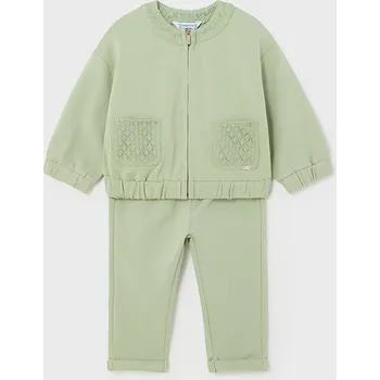 Mayoral dívčí kojenecká tepláková souprava 1842 zelená Rozměr: 12 měsíců, 80 cm