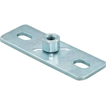 Tesařské kování Patní deska Typ1 M10 80x25x2,5mm