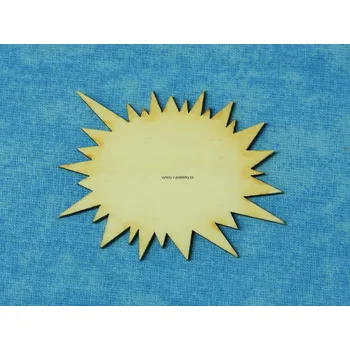 Překližka Výřez z překližky, C140/3, ZUBATÁ BUBLINA-malá, 2,5x3cm, 1ks