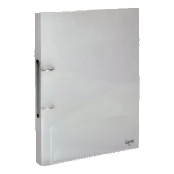 Archivační box Bantex, Kroužkový pořadač, 2 kroužkový, PP, A4, Transparentní