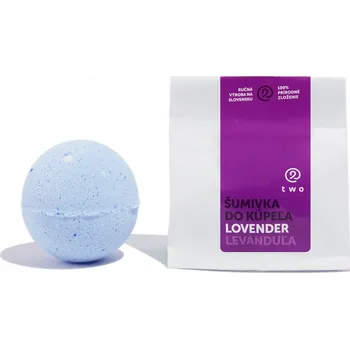 Sprchový gel Twocosmetics Šumivá bomba do koupele LOVENDER, 120 g