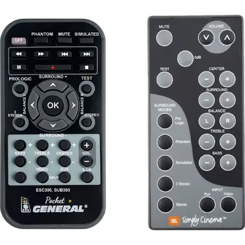 Dálkový ovladač JBL Simply Cinema ESC300, SUB300 - dálkový ovladač duplikát