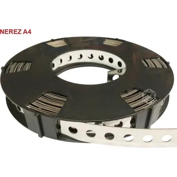 A4 Páska montážní děrovaná LBV 17x0,7mm/o=6,2mm/10m rovná