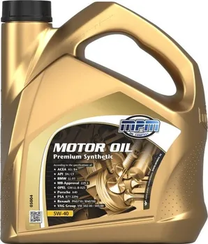 Motorový olej MPM Premium Synthetic 05004 5W-40 4 l