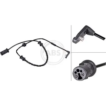 Brzdová destička Výstražný kontakt, opotřebení obložení A.B.S. 39559