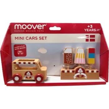 Výuková hračka Mini Set Ice cream car - Moover Mini autíčko sada - Zmrzlinářství
