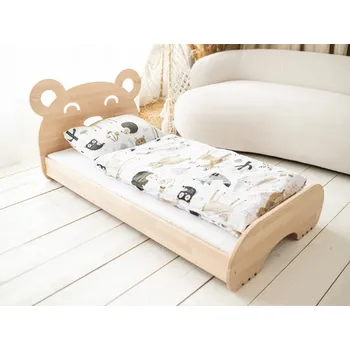 Dětská postel Woodisio Postel YOGI Variant: 140 x 70, Barva: Přirodní dřevo