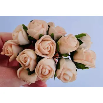 umělá květina Růžička pěnová - tělová