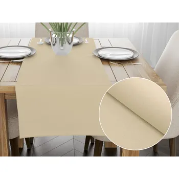 ubrus Dekorační běhoun na stůl BKU-108 Krémově béžový 20x160 cm