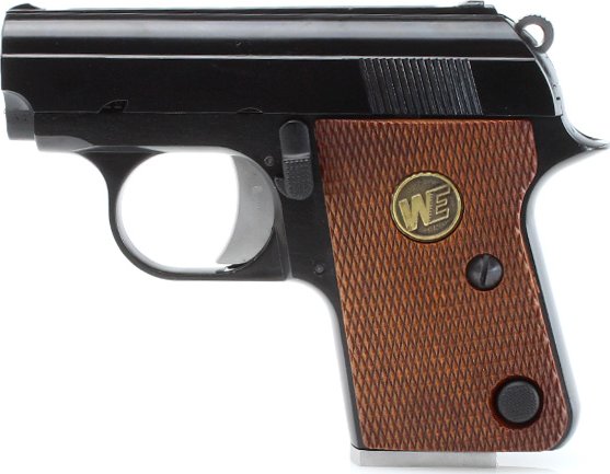 WE Airsoftová pistole 1908 .25 ACP (CT25) - černá, celokov, GBB
