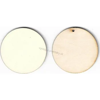 Stavební deska Výřezy z překližky, O122/2, KOLEČKO-čisté, bez dírky, 51mm, 1ks