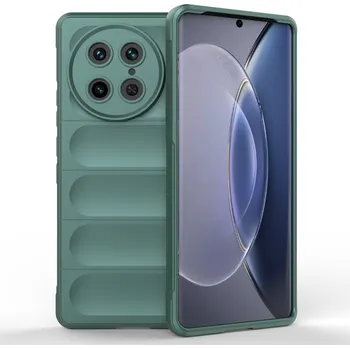 Pouzdro na mobilní telefon Rugg odolný gelový obal na Vivo X90 Pro - zelený