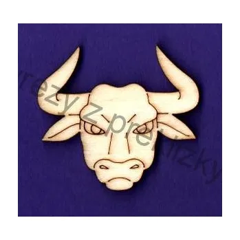 Překližka Výřez z překližky, F96, BÝK, 4x3,6cm, 1ks