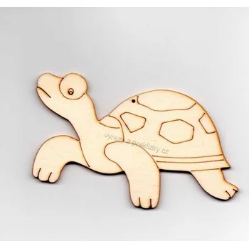 Překližka Výřez z překližky, Z74-21, ŽELVA, 10x7cm, 1ks