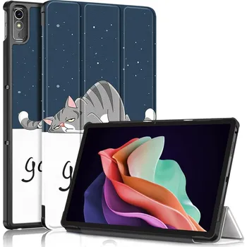Pouzdro na tablet Patte chytré zavírací pouzdro na Lenovo Tab P11 (2. Gen) - kočka