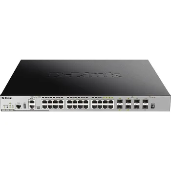 Switch D-Link DGS-3630-28PC/SI/E switch 24Gb PoE, 4x10G SFP+ DGS-3630-28PC/SI/E