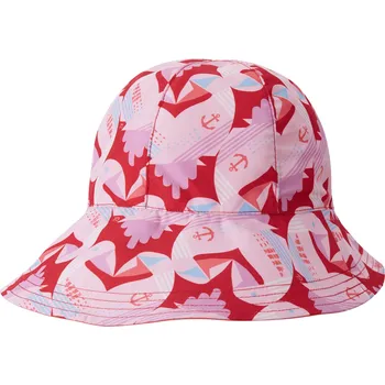 Kojenecká čepice Dětský UV klobouček Reima Viiri Misty Red Obvod hlavy: 48 cm