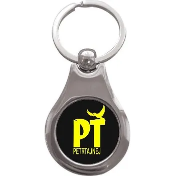 Přívěsek na klíče kolečko s potiskem Klíčenka logo