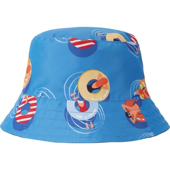 Kojenecká čepice Dětský oboustranný UV klobouček Reima Viehe Cool Blue Obvod hlavy: 48 cm