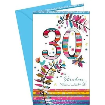 ARGUS Přání k narozeninám 30 15-6309c