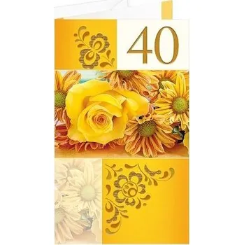 ARGUS Přání k narozeninám 40 15-6300c40