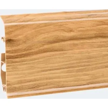 Podlahová lišta Soklová lišta Evo, 2500 × 70 × 21 mm, plast, dub Exclusive LIP--25710022E