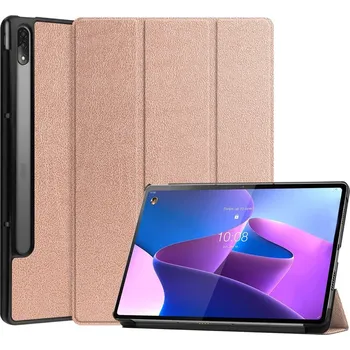 Pouzdro na tablet Case chytré zavírací pouzdro na tablet Lenovo Tab P12 Pro - růžovozlaté