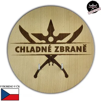 Replika zbraně Swifter.cz Dřevěná plaketa na meč ''CHLADNÉ ZBRANĚ''