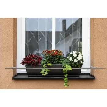 Držák na květináč a truhlík DASTECH Zábrana truhlíku - konzole do špalety, nastavitelná, 2100-2700mm