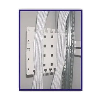 Rozvaděč TRITON Vyvazovací panel pro zavěšení šedý (150x170mm) RAC-VP-X12-X1