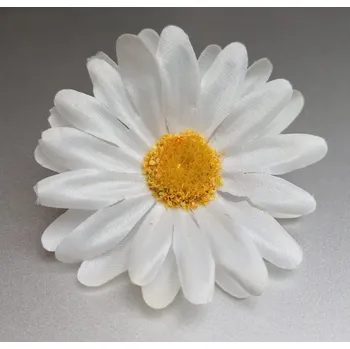 umělá květina Květ kopretina 6 cm bílá